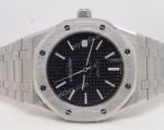 Replica Audemars Piguet Royal Oak Black Dial Watch 41mm